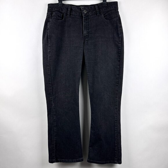 Riders By Lee Women's Black Midrise Bootcut Size 14M - Picture 1 of 13